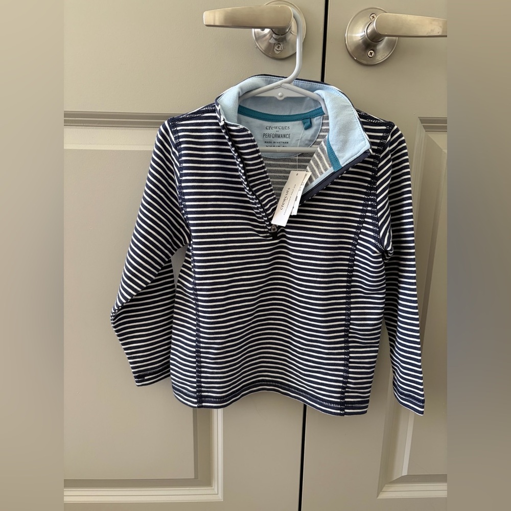 NWT Toddler Crewcuts Performance Half-Zip